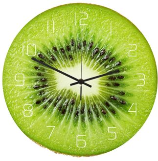 Retro Acryl Klok Muziek Disc UV Gedrukt Wandklok Huishouden Slaapkamer Opknoping Bar Decor zonder Batterij CC105