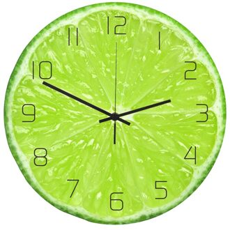 Retro Acryl Klok Muziek Disc UV Gedrukt Wandklok Huishouden Slaapkamer Opknoping Bar Decor zonder Batterij CC106