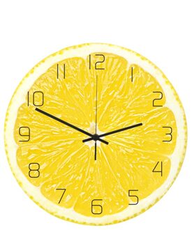 Retro Acryl Klok Muziek Disc UV Gedrukt Wandklok Huishouden Slaapkamer Opknoping Bar Decor zonder Batterij CC107