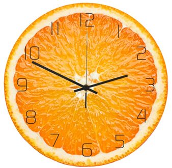 Retro Acryl Klok Muziek Disc UV Gedrukt Wandklok Huishouden Slaapkamer Opknoping Bar Decor zonder Batterij CC108