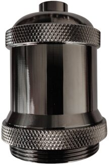 Retro Aluminium E27 Plafond Lamphouder Hanglamp Socket Decoratieve Accessoire Pearl zwart