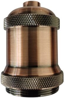 Retro Aluminium E27 Plafond Lamphouder Hanglamp Socket Decoratieve Accessoire rood bronzen
