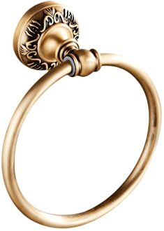 Retro Badkamer Handdoek Bar Vintage Ring Wall Mount Houder Handdoekenrek Badkamer Accessoires