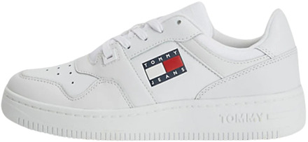 Retro Basket Sneaker Tommy Hilfiger , White , Dames - 41 Eu,43 EU