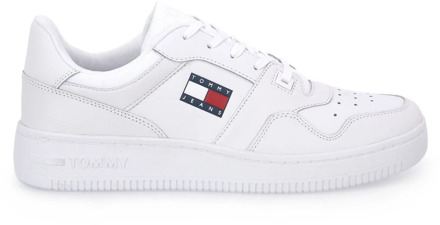 Retro Basket Sneaker Tommy Hilfiger , White , Dames - 43 EU