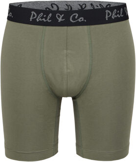 Retro Boxer Long Boxer 4-Pack Veelkleurig