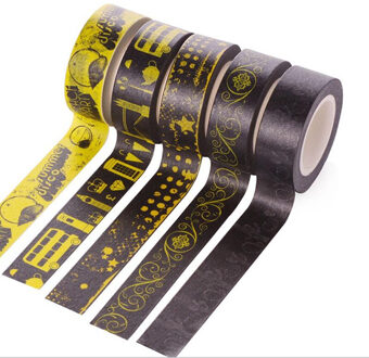 Retro Cartoon Karakter Japanse Papier Washi Tape Adhesive Album Tape Diy Scrapbooking Sticker Label Afplakband stijl D-1