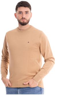 Retro Crew Neck Sweater Tommy Hilfiger , Beige , Heren