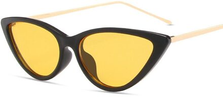 Retro Dames Cateye Zonnebril Vrouwen Cat Eye Zonnebril Kleine Frame Zonnebril Vrouwelijke Bril UV400 03