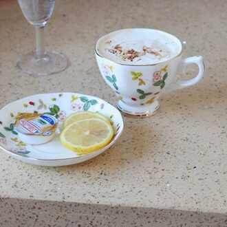 Retro Franse Vintage Phnom Penh Wilde Aardbei Koffie Melk Thee Kopje Water Cup