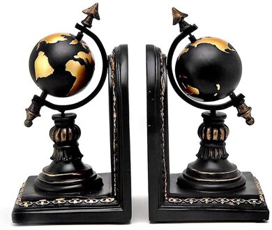 Retro Globe Boek Stand Boekenplank Kantoor Decoraties Kantoor Studie Boek Houder Boek Rest