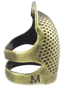 Retro Handworking Naaien Vingerhoed Vinger Protector Handwerken Metalen Messing Naaien Vingerhoed Naaien Diy Apparel Gereedschap Accessoires