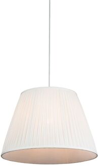 Retro hanglamp crème 45 cm - Plisse