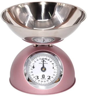 Retro Household Baking Spring Tray Stainless Steel Antifouling Kitchen Scale Experiment Teaching Mechanical Platform Scale
