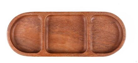 Retro Houten Kruiden Dompelen Schotel Huishoudelijke Ovale Saus Azijn Schotel Snack Schotel Servies Huishoudelijke Keuken Benodigdheden 02