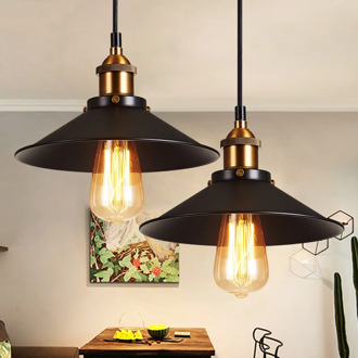 Retro Industrial Pendant lights Pendant Lamp Light Fixtures Hanging Dinning Room Lights Vintage Lampshade Loft Edison Bar