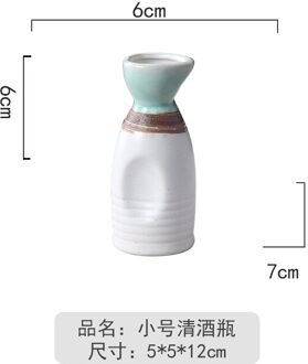 Retro Japanse Sake Pot Cups Set Keramische Japanse Stijl Hip Kolven Home Home Bar Sake Witte Wijn Pot Drinkware Sake Cup 3