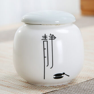 Retro Keramische Mini Thee Blikjes Thee Set Thee Verzegelde Blikken Gedroogd Fruit Collectie Moet Reizen Reizen Draagbare Verzegelde Opslagtank