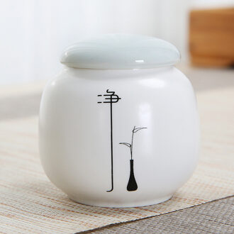 Retro Keramische Mini Thee Blikjes Thee Set Thee Verzegelde Blikken Gedroogd Fruit Collectie Moet Reizen Reizen Draagbare Verzegelde Opslagtank