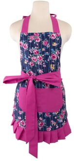 Retro Keuken Schort Vrouw Flirty Witte Schort Frosted Cupcake Gestreepte Stip Verstoorde Salon Avental De Cozinha Divertido (10)