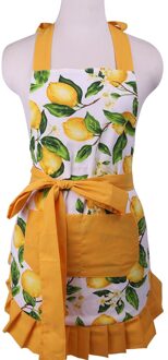 Retro Keuken Schort Vrouw Flirty Witte Schort Frosted Cupcake Gestreepte Stip Verstoorde Salon Avental De Cozinha Divertido (5)