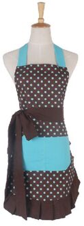 Retro Keuken Schort Vrouw Flirty Witte Schort Frosted Cupcake Gestreepte Stip Verstoorde Salon Avental De Cozinha Divertido (8)