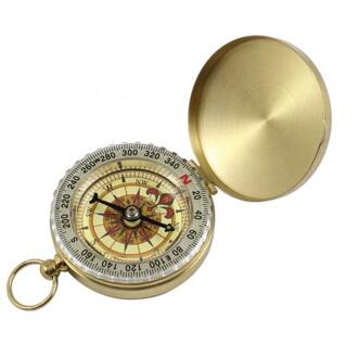 Retro Lichtgevende Messing Zakhorloge Outdoor Camping Wandelen Navigatie Kompas Messing Zakhorloge Wandelen Navigatie Kompas Kompas