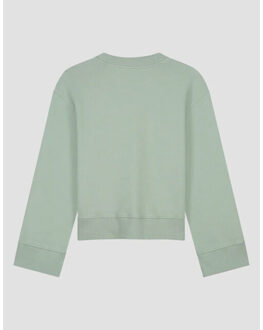 Retro logo crewneck sweaters w220202 - maat S Groen