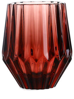Retro loodvrij Kristal glas Cups Kleurrijke glas Whisky Glas Hoge Capaciteit Bier Glas Wijn Beker Bar Hotel Party drinken ware wijn rood 210ml