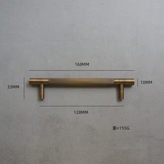 Retro Massief Brons Messing Gekartelde Handvat Pulls Kast Garderobe Dressoir Doos Lade Kast Knoppen En Handvatten Hardware 128MM
