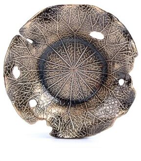 Retro Metalen Schotel Warmte Isolatie Thee Coaster Bekerhouder Thee Mat Kung Fu Theeceremonie Accessoires- Donker Kaki