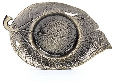 Retro Metalen Schotel Warmte Isolatie Thee Coaster Bekerhouder Thee Mat Kung Fu Theeceremonie Accessoires- leger groen