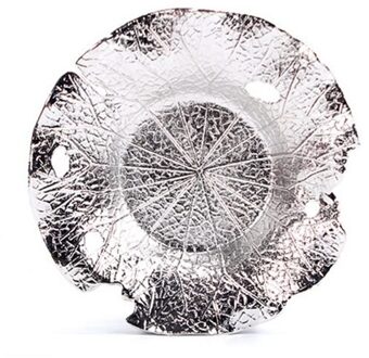 Retro Metalen Schotel Warmte Isolatie Thee Coaster Bekerhouder Thee Mat Kung Fu Theeceremonie Accessoires- Oranje