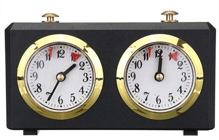 Retro Nauwkeurige Draagbare Competition Game Timer Schaken Klok Analoge Professionele Mechanische Count Up Down I-GO Accessoires