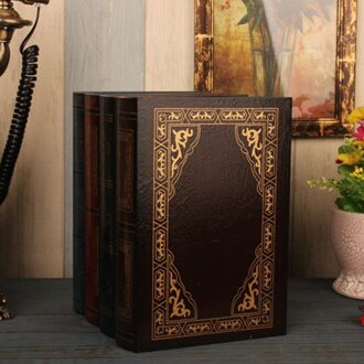 Retro Nep Boek Simulatie Boek Opbergdoos Ornament Decoratie Kantoor Boeken Modellen Foto Prop Boeken