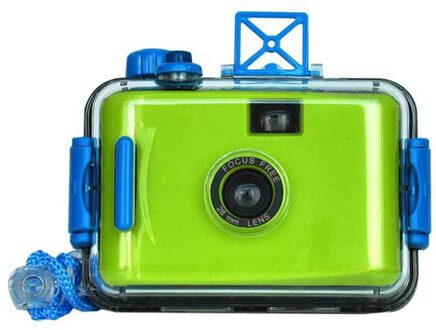 Retro Nostalgische Film Camera Waterdicht Kinderen Camera Leuke Fotografie Cam Met Beschermhoes wit