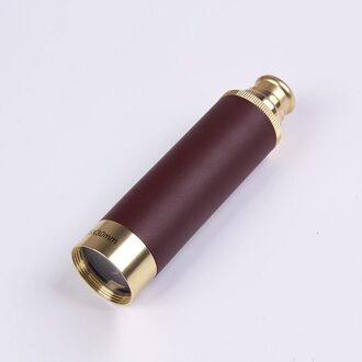 Retro Piraat Enkele Stuk 25X30 Telescopepocket Mono Draagbare Opvouwbare Telescoop Captain Jack 'S Handheld Telescoop Monoculaire