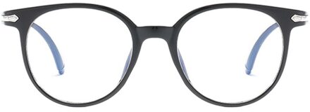 Retro Platte Bril Computer Bril Blauw Licht Blocking Filter Brillen Unisex Schadelijke Licht Blokkeren Eyewear Oogbescherming zwart