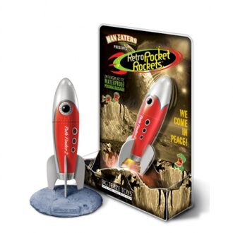 Retro Pocket Rocket - Rood - Vibrator