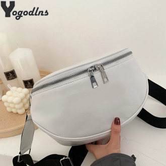 Retro PU Leather Crossbody Bag For Women Simple Shoulder Bag Casual Messenger Packbag Sports Fanny Pack Crossbody Purse Packs