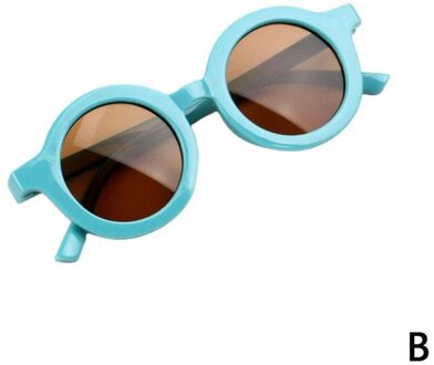 Retro Ronde Kinderen Zonnebril Jongens Meisjes Zon Uv Kinderen Klassieke Zonnebril Bescherming Vintage Bril Eyewear Kle O1X0