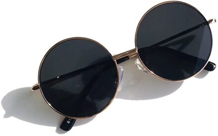 Retro Ronde Zonnebril Vrouwen Zonnebril Lens Legering Zonnebril Vrouwelijke Brillen Frame Driver Bril Auto Accessoires