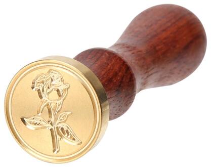 Retro Rose Patroon Zegellak Stempel Fire Schilderen Stempelen Enveloppen Kaarten Afdichten Decoratieve Postzegels Bruiloft Decoratie