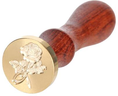 Retro Rose Patroon Zegellak Stempel Fire Schilderen Stempelen Enveloppen Kaarten Afdichten Decoratieve Postzegels Bruiloft Decoratie