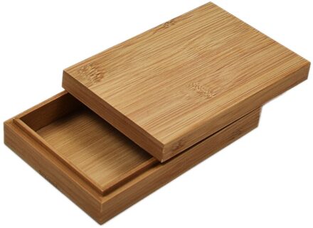 Retro Stijl Bamboe Thee Doos Met Deksel 9-Compartiment Koffie Theezakje Opslag Houder Suiker Organizer Voor Keuken Kasten wit