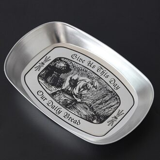 Retro Stijl Rvs Ovale Opslag Lade Keuken Voedsel Opslag Fruitschaal Metalen Lade Sieraden Display Home Desktop Decor