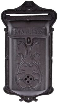 Retro Stijl Waterdichte Krant Brief Brievenbus Brievenbus Post Cse Doos Gietijzeren Vintage Pastorale Thuis Wall Mounted Mailbox
