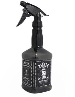 Retro Stijl Wijnfles Vorm Ketel Gieter Haar Stylist Spuit 650ml Transparant, Bruin, Zwart