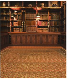 Retro Studie Bibliotheek Boeken Plank Fotografie Foto Achtergrond Achtergrond Prop 3X5FT