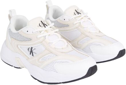 Retro Tennis Sneakers Dames crème - wit - 40